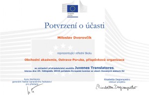 Certificate Dvorovcik